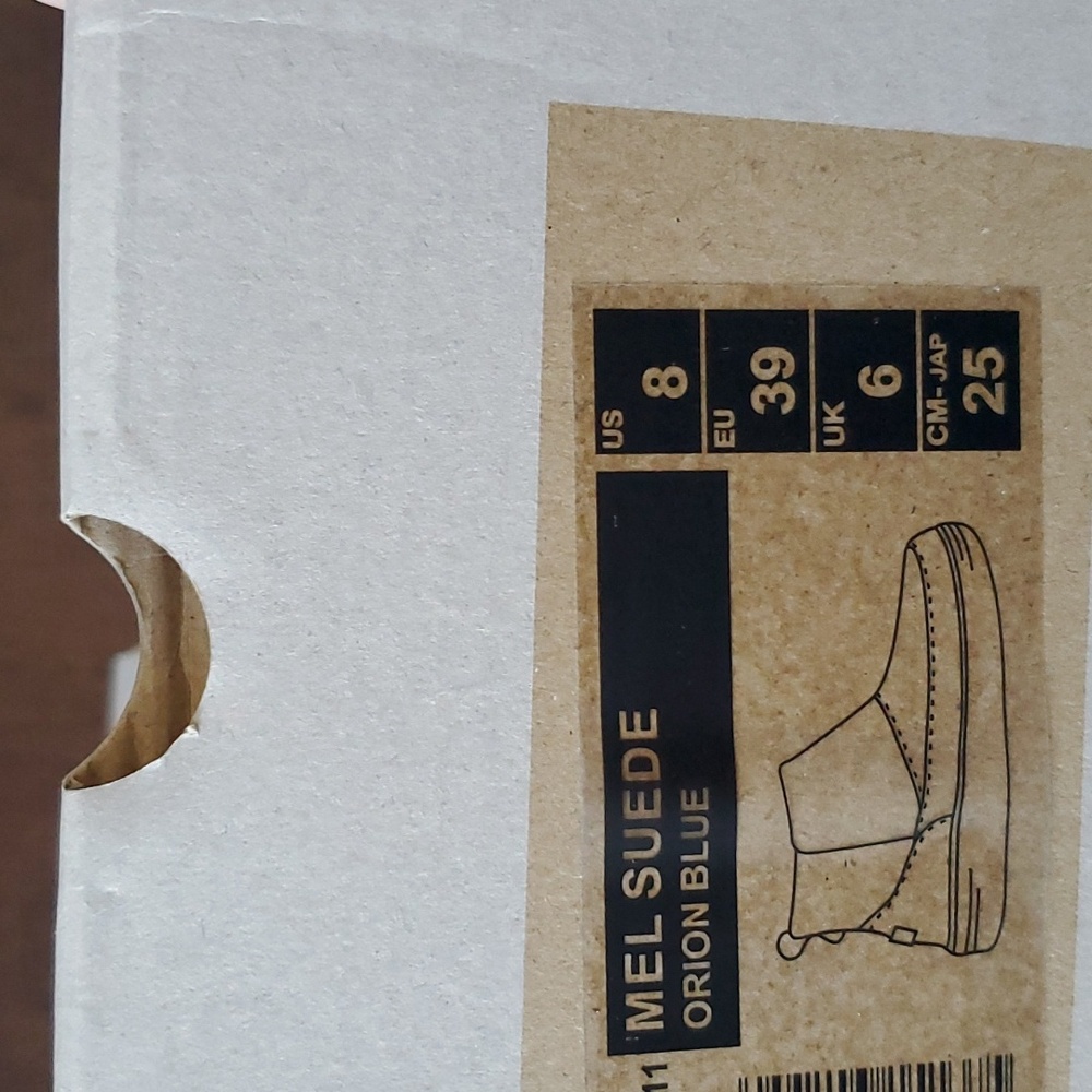 RARE HEY DUDE MEL  SUEDE ORION BLUE - Picture 4 of 9